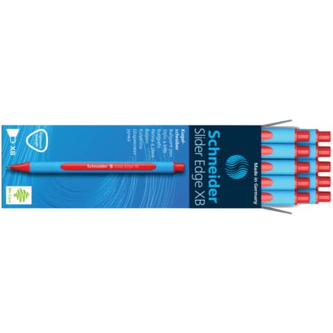 Penna a sfera Schneider Slider Edge tratto XB rosso P152202